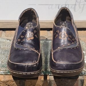 L'Artiste BURBANK Leather Clogs Wmns Sz US 10.5 | EU 42